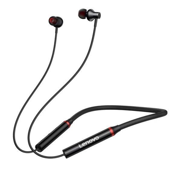 Lenovo Thinkplus HE05 Pro Wireless Neckband Earphone Brand New Headphone black - Picture 3 of 8